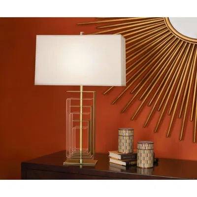 Robert Abbey Braxton 29" Table Lamp In Modern Brass