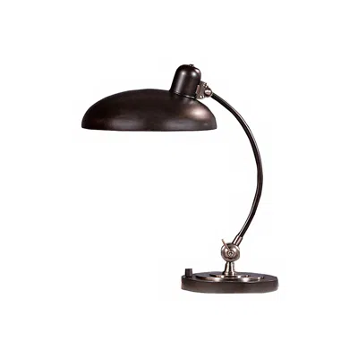 Robert Abbey Bruno 18 1/2" Bronze Mid-century Modern Pharmacy Lamp In Black
