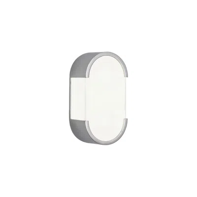 Robert Abbey Bryce 12 1/4" High Chrome Modern Wall Sconce In Gray