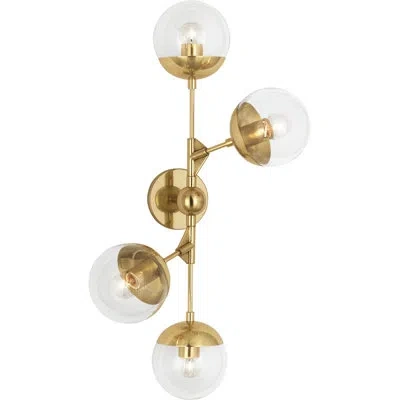 Robert Abbey Celeste Wall Sconce In Modern Brass