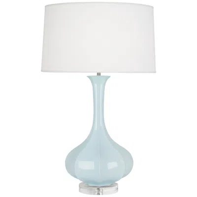 Robert Abbey Ceramic Baby Blue Pike Table Lamp