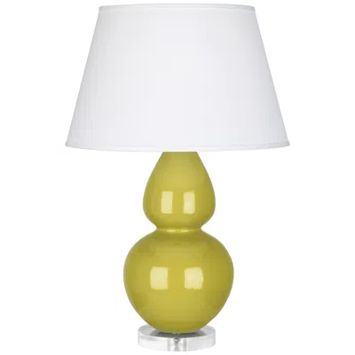 Robert Abbey Ceramic Citron Double Gourd Table Lamp