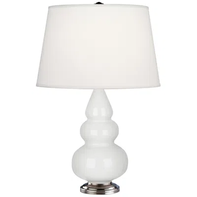 Robert Abbey Ceramic Lily Small Triple Gourd Accent Lamp