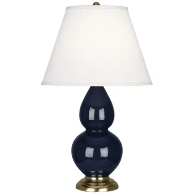 Robert Abbey Ceramic Midnight Small Double Gourd Accent Lamp