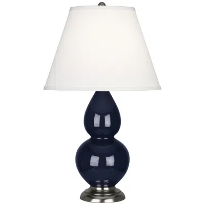 Robert Abbey Ceramic Midnight Small Double Gourd Accent Lamp