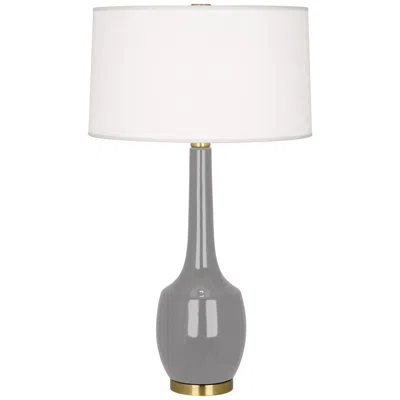 Robert Abbey Ceramic Smokey Taupe Delilah Table Lamp