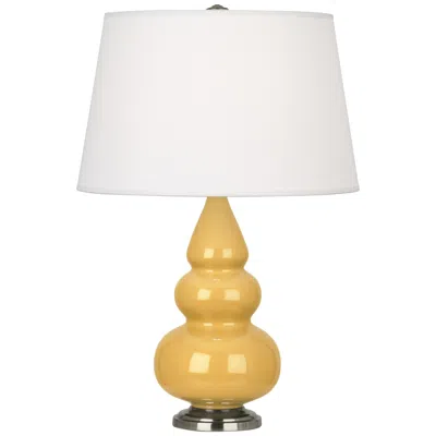 Robert Abbey Ceramic Sunset Small Triple Gourd Accent Lamp