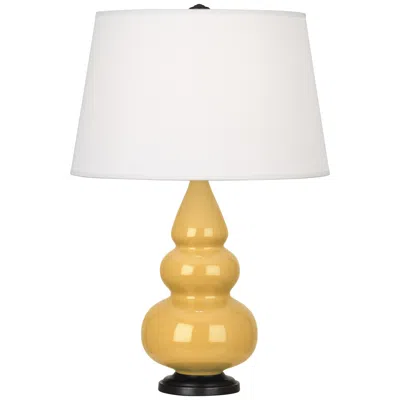 Robert Abbey Ceramic Sunset Small Triple Gourd Accent Lamp