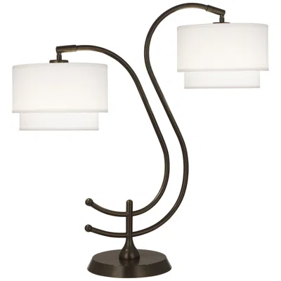 Robert Abbey Charlee Adjustable Shades Double-arm Table Lamp