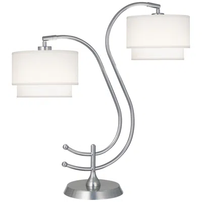Robert Abbey Charlee Chrome Powder Coat Table Lamp