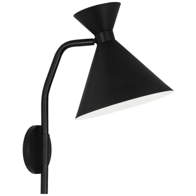 Robert Abbey Cinch 18.25" High Black Wall Sconce