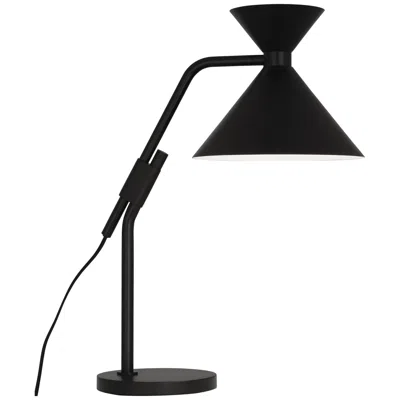 Robert Abbey Cinch Table Lamp 26" H Adjustable Shade Matte Black
