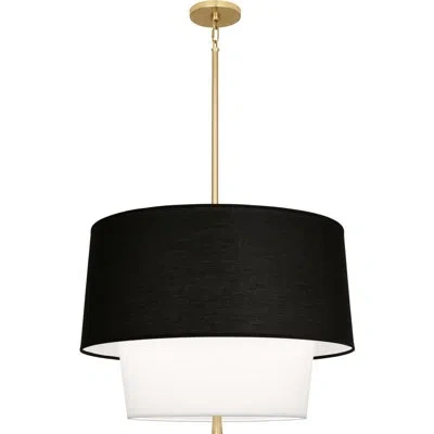 Robert Abbey Decker 1 - Light Drum Pendant In Modern Brass