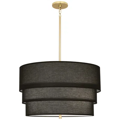 Robert Abbey Decker 24"w Modern Brass 3-tier Pendant Light