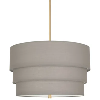 Robert Abbey Decker 24"w Modern Brass And Smoke Gray Pendant Light