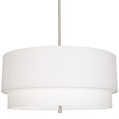 Robert Abbey Decker 30" Wide Polished Nickel Pendant Light In Multi