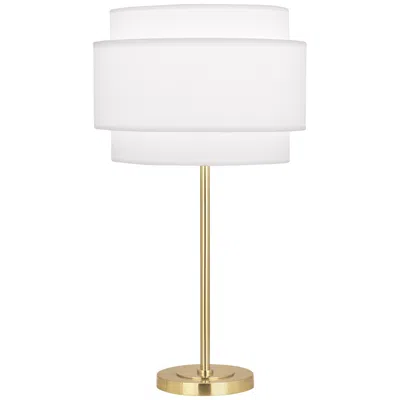 Robert Abbey Decker Brass Metal Buffet Table Lamp