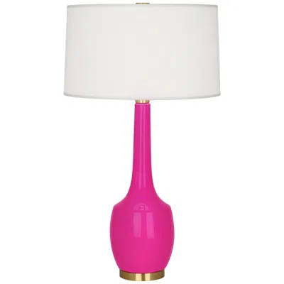Robert Abbey , Delilah, Razzle Rose Glazed Ceramic, Table Lamp