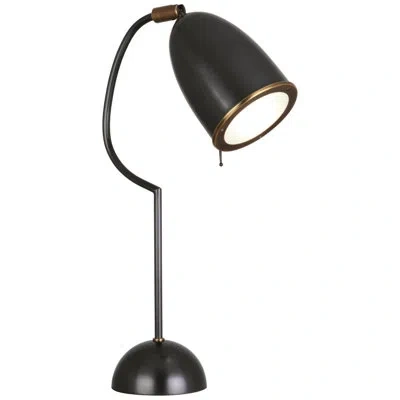 Robert Abbey Director 32.5" Arched Table Lamp In Bronze