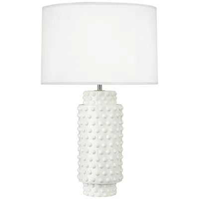 Robert Abbey Dolly 27 1/2" High Lily White Ceramic Table Lamp