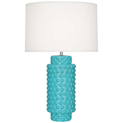 Robert Abbey Dolly Egg Blue Ceramic Table Lamp
