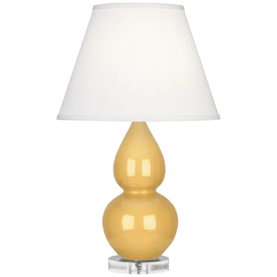 Robert Abbey Double Gourd 22" High Sunset Yellow Ceramic Accent Lamp
