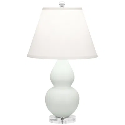 Robert Abbey Double Gourd Matte Celadon Accent Table Lamp