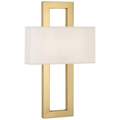Robert Abbey Doughnut 2 - Light Flush Mounted Sconce In Modern Brass