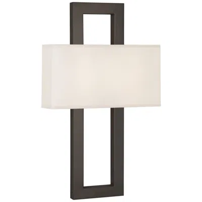 Robert Abbey Doughnut 22 1/2" High Deep Patina Bronze Wall Sconce