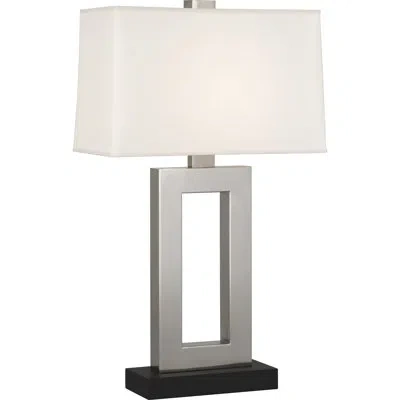 Robert Abbey Doughnut 29.5" Table Lamp In Antique Silver