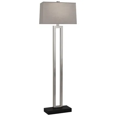 Robert Abbey Doughnut Antique Silver Floor Lamp In Gray