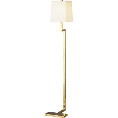 Robert Abbey Doughnut Mini C 48.75" Floor Lamp In Natural Brass,snowflake