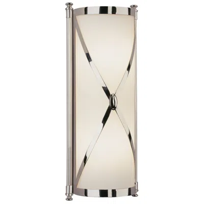 Robert Abbey Drexel 16 3/8" High Polished Ada Wall Sconce In White