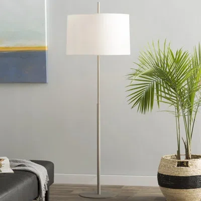 Robert Abbey Echo 63.75" Floor Lamp In Stainless Steel