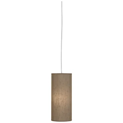 Robert Abbey Elena 6" Wide Mushroom Shade Mini Pendant In Brown