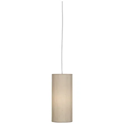 Robert Abbey Elena 6" Wide Taupe Fabric Shade Mini Pendant