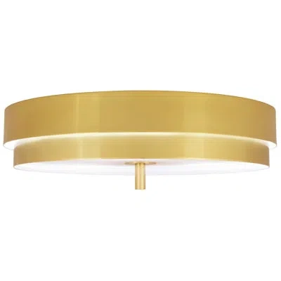 Robert Abbey Elliott Led Flush Mount In Modern Brass