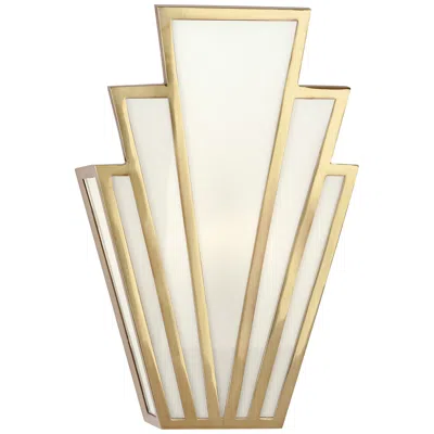 Robert Abbey Empire 11" High Modern Brass Ada Wall Sconce