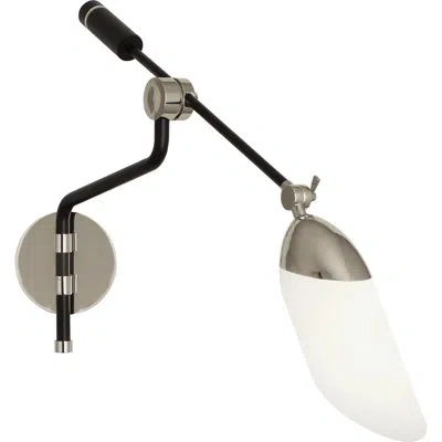 Robert Abbey Ferdinand Swing Arm Sconce In Polished Nickel