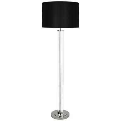Robert Abbey Fineas 65 3/4" Black And Nickel Floor Lamp