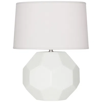 Robert Abbey Franklin 23 1/2" Matte Lily White Ceramic Accent Lamp
