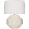Robert Abbey Franklin Bone Glazed Ceramic Accent Table Lamp