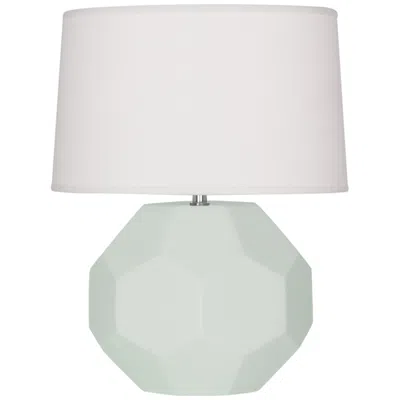 Robert Abbey Franklin Matte Celadon Glazed Ceramic Accent Table Lamp