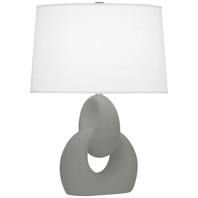 Robert Abbey Fusion 27" High Matte Smoky Taupe Modern Table Lamp