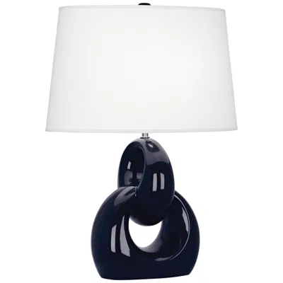 Robert Abbey Fusion 27" High Midnight Blue Modern Ceramic Table Lamp