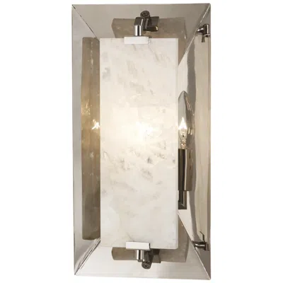 Robert Abbey Gemma 14" High Ada Polished Nickel Wall Sconce