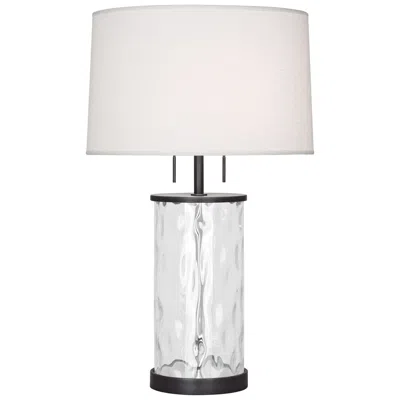 Robert Abbey Gloria 28 1/4" Bronze And Wavy Glass Accent Table Lamp