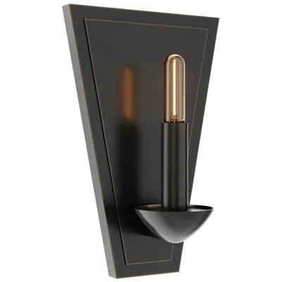 Robert Abbey Goldie 10.25" High Deep Patina Bronze Wall Sconce