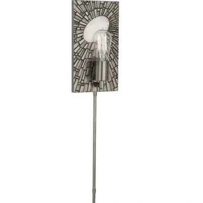Robert Abbey Goliath 1 - Light Wallchiere In Antiqued Polish Nickel