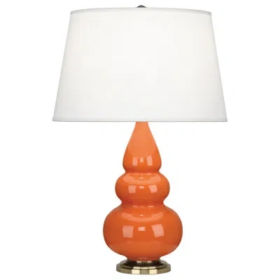 Robert Abbey Gourd 24.5" Standard Table Lamp In Pumpkin
